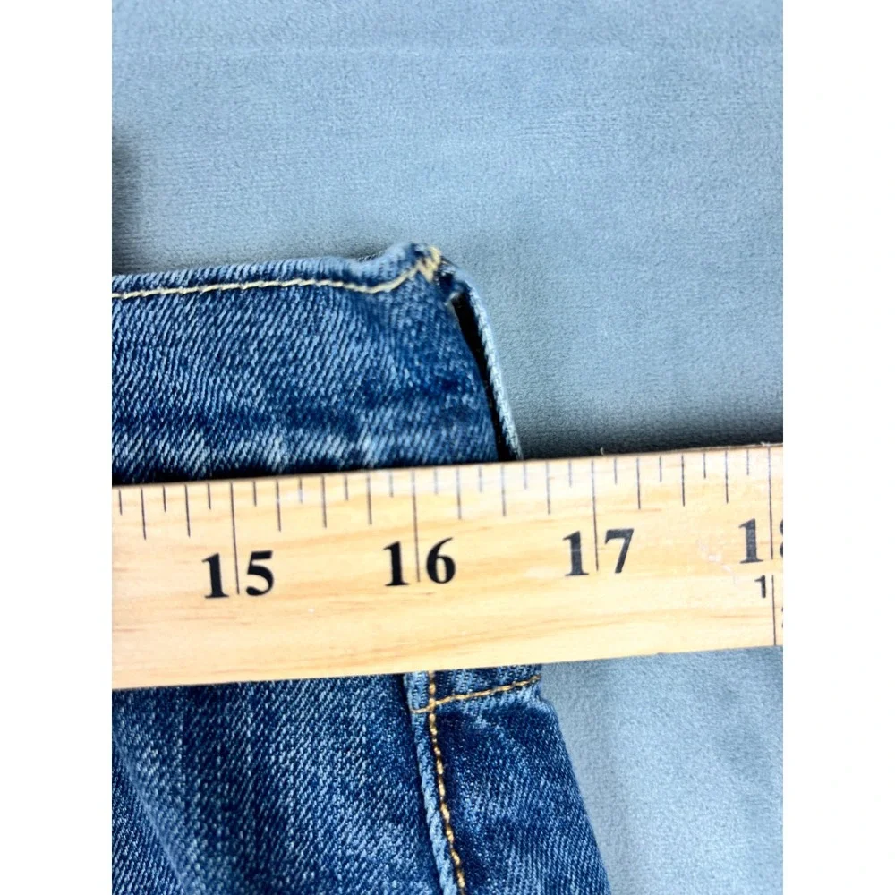 Levis 522 Tapered Fit Blue Denim Jeans Mens W32 L32 Medium Wash
